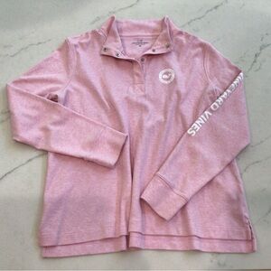 Vineyard Vines Light Pink Pullover, Size XL, 100 Percent Cotton
